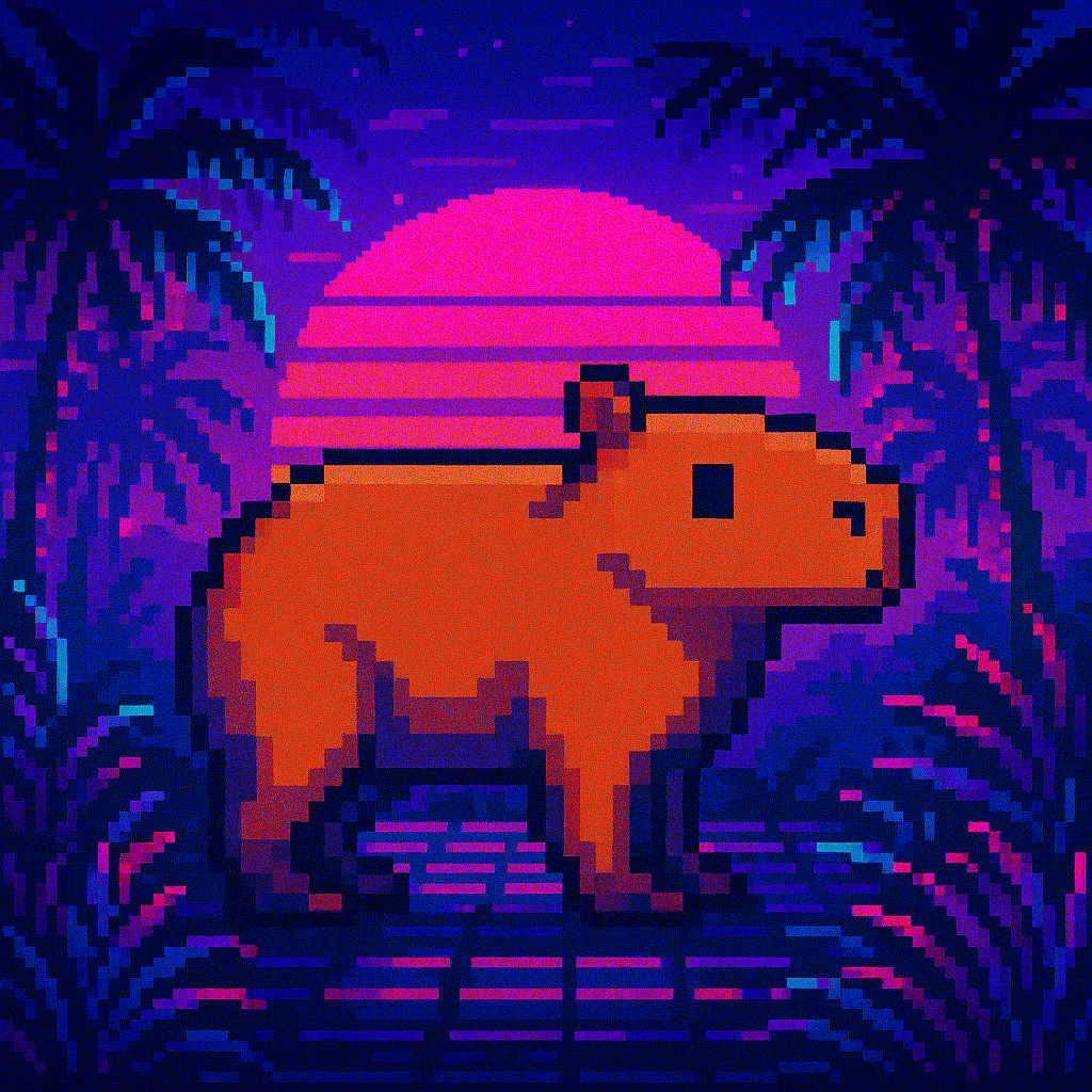 Pixelated Capybara